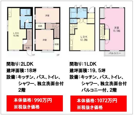 低価格のプレハブ住宅料金。タイプ別の間取りとコストを紹介 – TORIDE